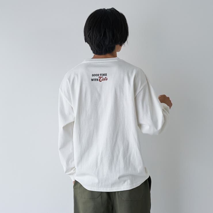 【WEB限定】アニマルプリントロングスリーブTシャツ | coen【men】 | 詳細画像6 
