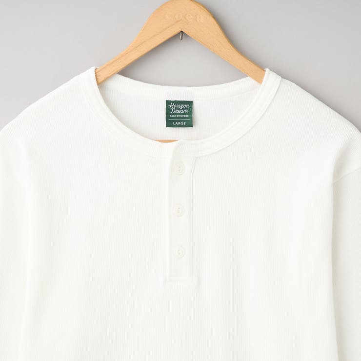 【WEB限定】スパンリブヘンリーベーシックTシャツ | coen【men】 | 詳細画像12 