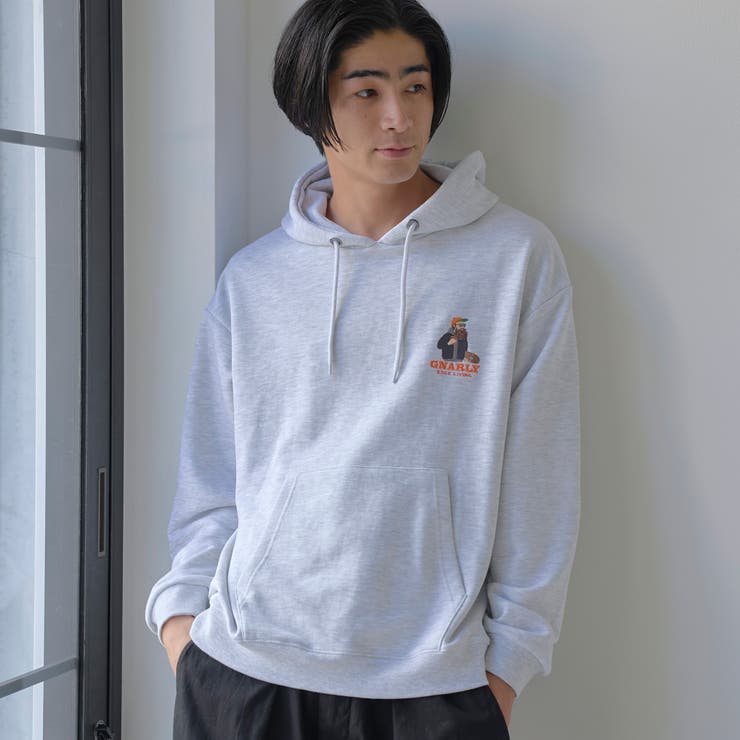 【WEB限定】モジャッシュヒゲサガラスウェットパーカー | coen【men】 | 詳細画像1 
