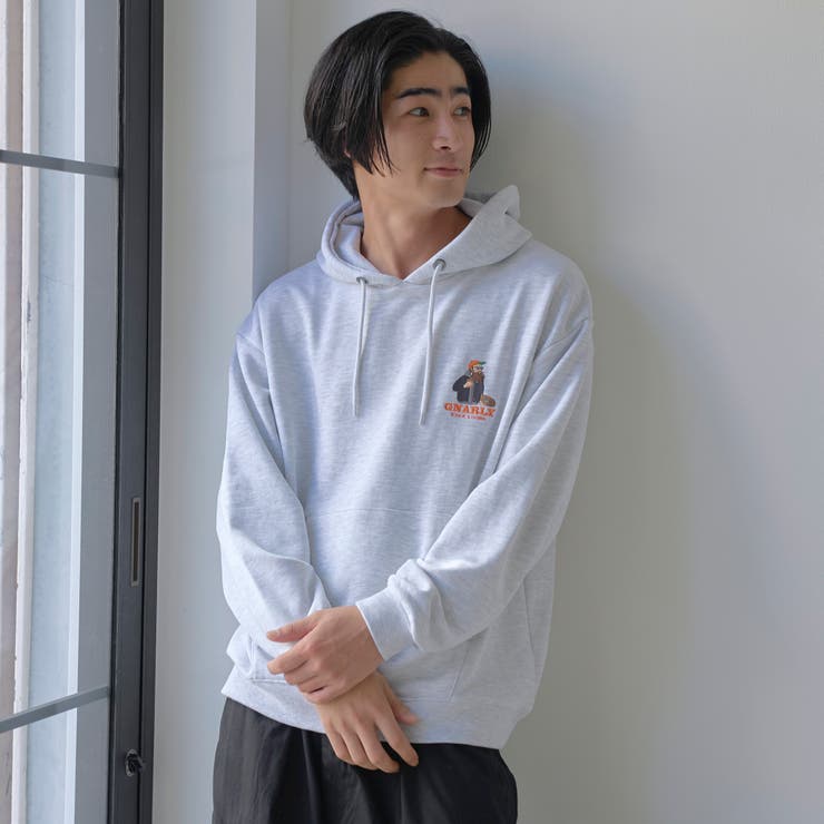 【WEB限定】モジャッシュヒゲサガラスウェットパーカー | coen【men】 | 詳細画像4 