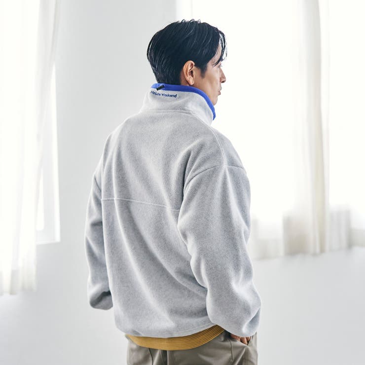 DISCUS（ディスカス）別注フリースハーフジップ | coen【men】 | 詳細画像10 