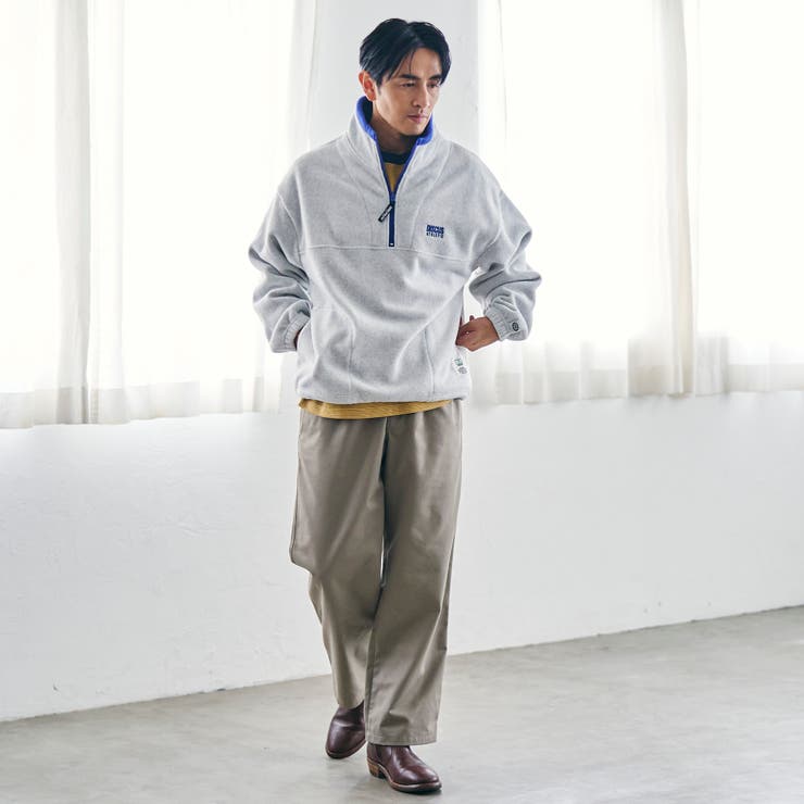 DISCUS（ディスカス）別注フリースハーフジップ | coen【men】 | 詳細画像11 