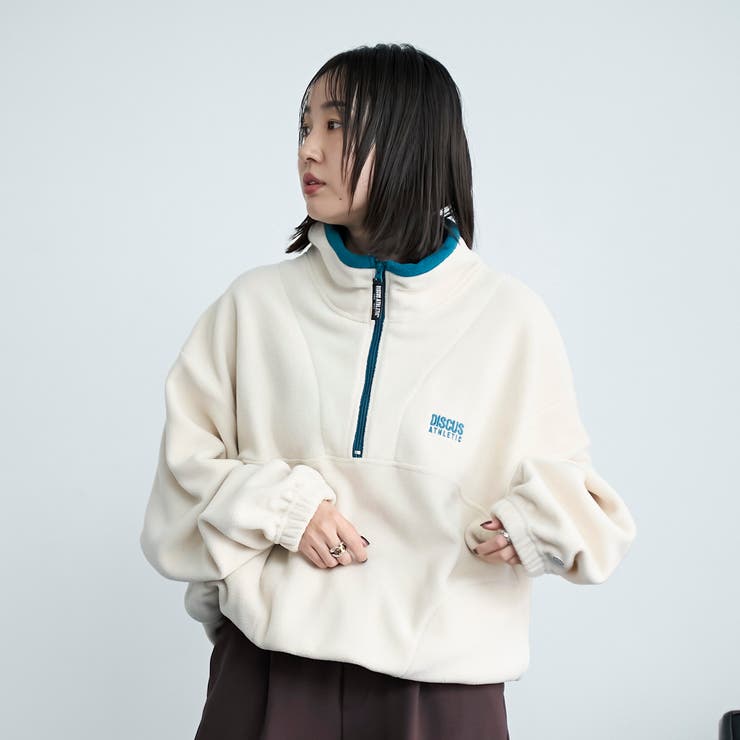 DISCUS（ディスカス）別注フリースハーフジップ | coen【men】 | 詳細画像2 
