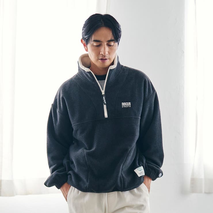 DISCUS（ディスカス）別注フリースハーフジップ | coen【men】 | 詳細画像21 