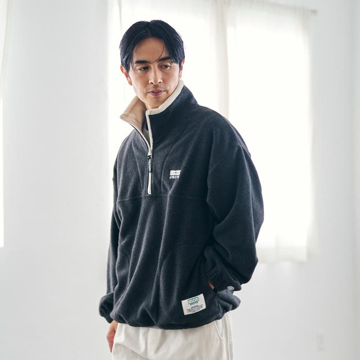 DISCUS（ディスカス）別注フリースハーフジップ | coen【men】 | 詳細画像22 
