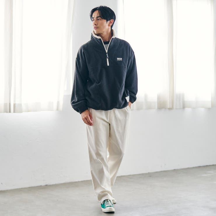 DISCUS（ディスカス）別注フリースハーフジップ | coen【men】 | 詳細画像23 