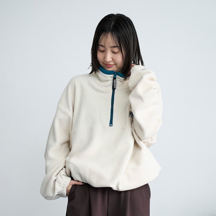 DISCUS（ディスカス）別注フリースハーフジップ | coen【men】 | 詳細画像3 