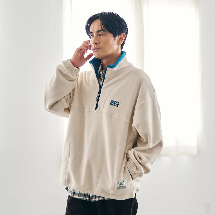 DISCUS（ディスカス）別注フリースハーフジップ | coen【men】 | 詳細画像5 