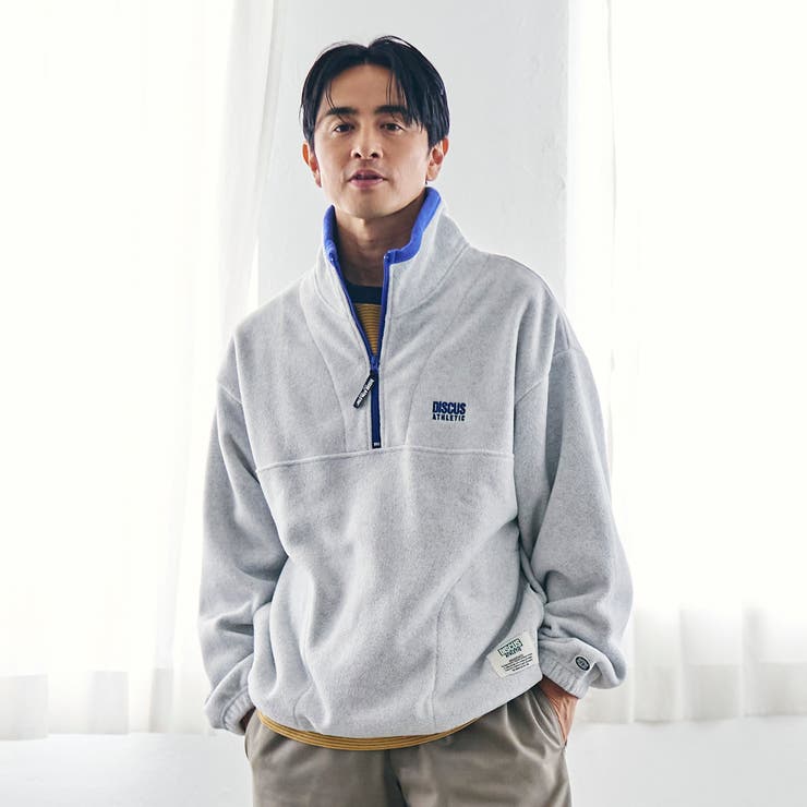 DISCUS（ディスカス）別注フリースハーフジップ | coen【men】 | 詳細画像9 