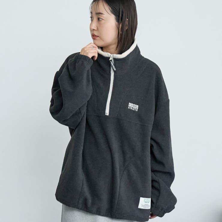 DK.GRAY | DISCUS（ディスカス）別注フリースハーフジップ | coen【men】