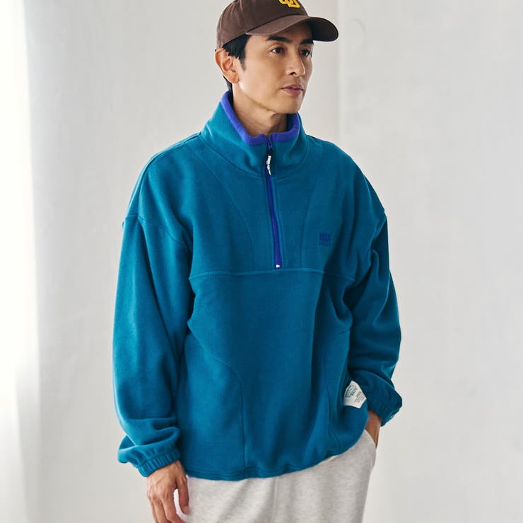 KELLY | DISCUS（ディスカス）別注フリースハーフジップ | coen【men】