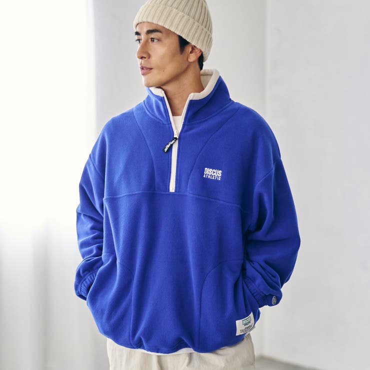 COBALT | DISCUS（ディスカス）別注フリースハーフジップ | coen【men】