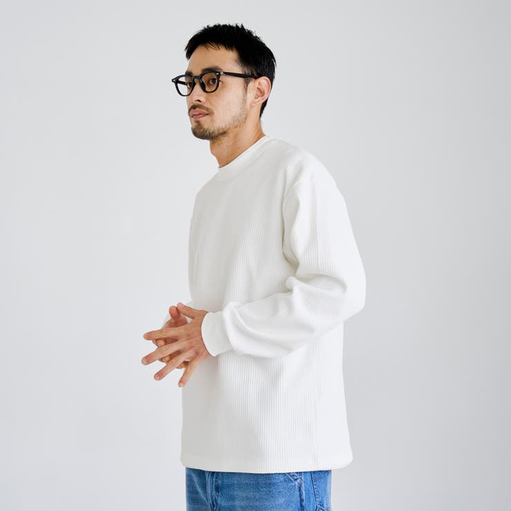 コンフォートワッフルロングスリーブTシャツ | coen【men】 | 詳細画像3 