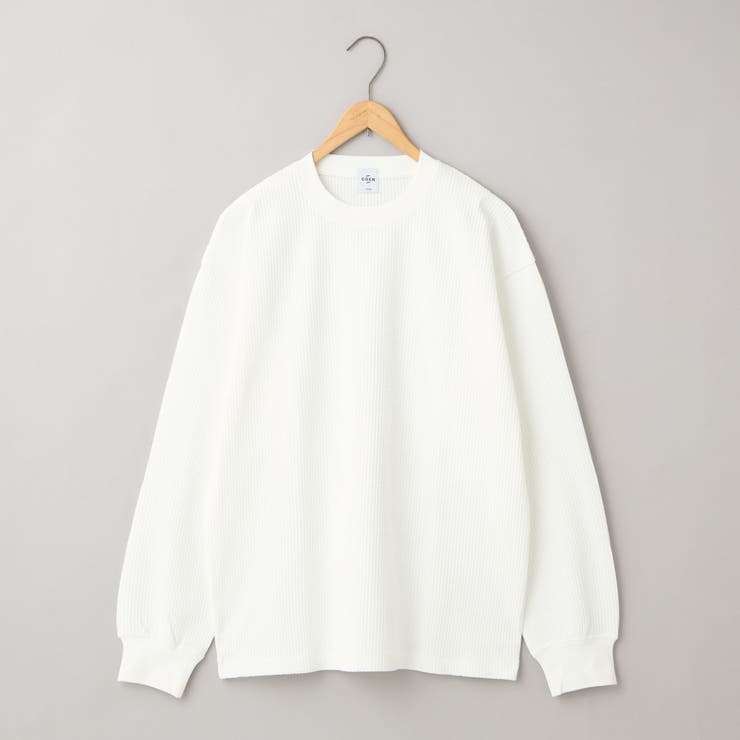 コンフォートワッフルロングスリーブTシャツ | coen【men】 | 詳細画像17 