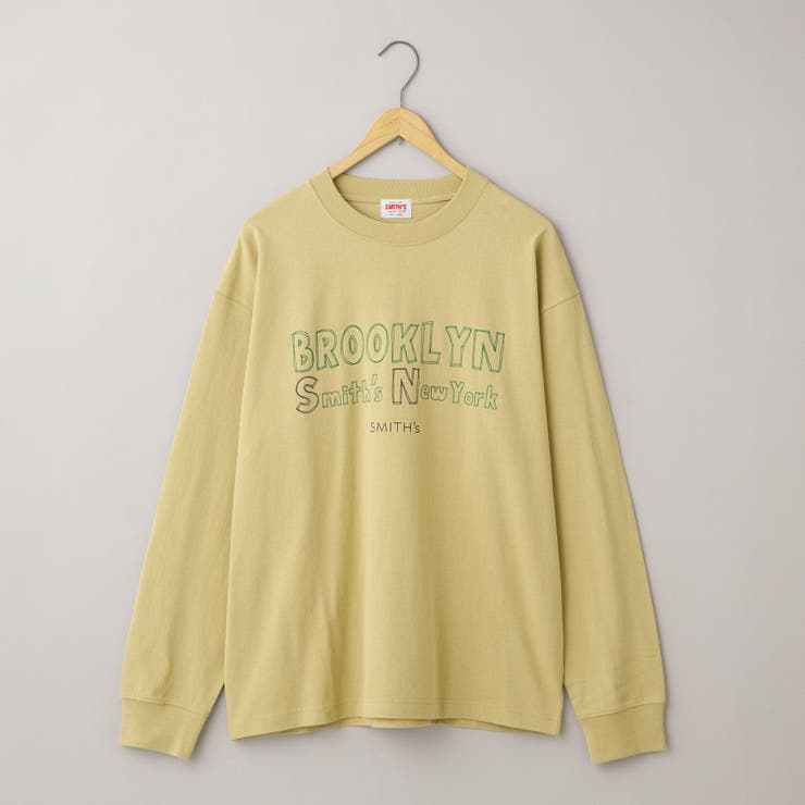 BEIGE | SMITH’S（スミス）別注プリント ロングスリーブTシャツ | coen【men】
