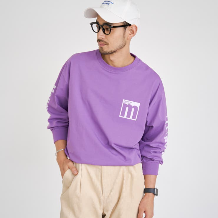 PURPLE | Manhattan Records別注ロングスリーブTシャツ | coen【men】