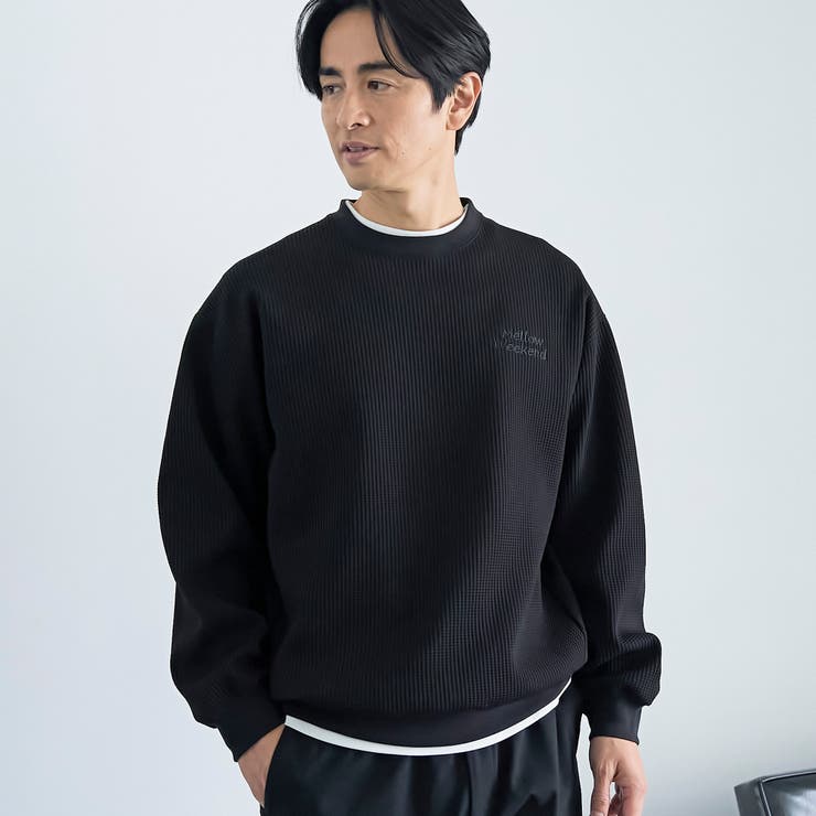 SOLOTEX(R)ヘビーワッフルクルーネック[品番：COEW0007747]｜coen【men