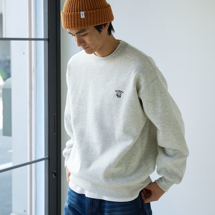 ドッグシシュウクルーネックスウェット【保温性】 | coen【men】 | 詳細画像10 