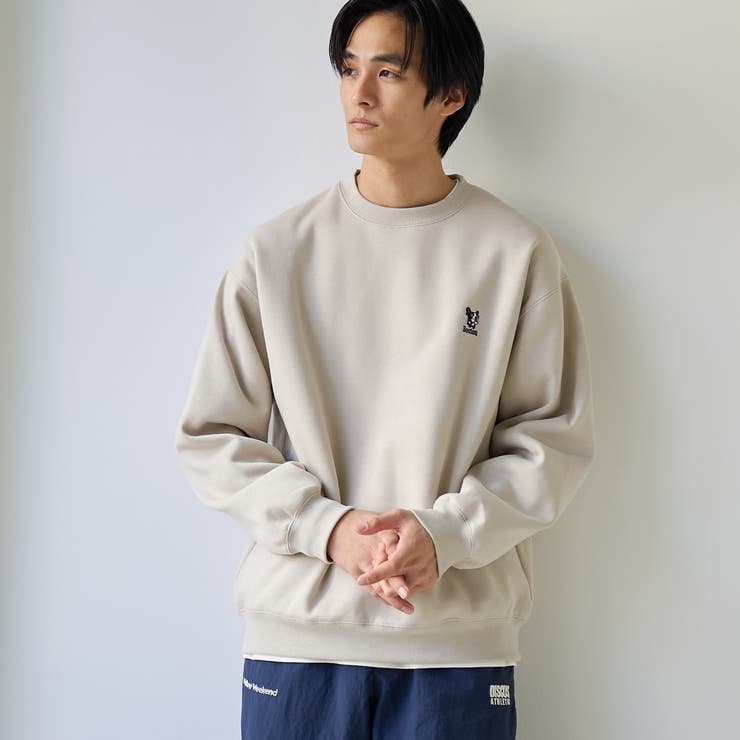 ドッグシシュウクルーネックスウェット【保温性】 | coen【men】 | 詳細画像17 