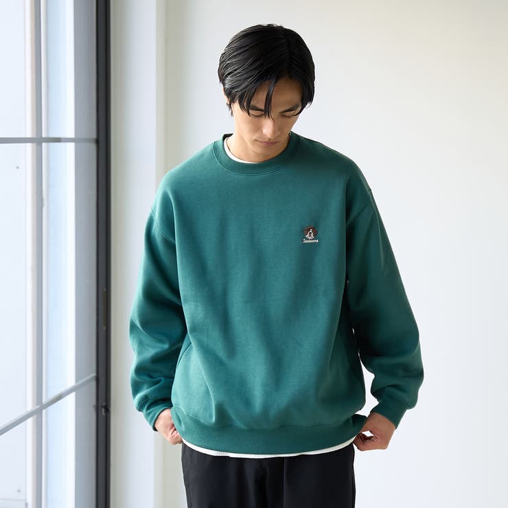 ドッグシシュウクルーネックスウェット【保温性】 | coen【men】 | 詳細画像32 