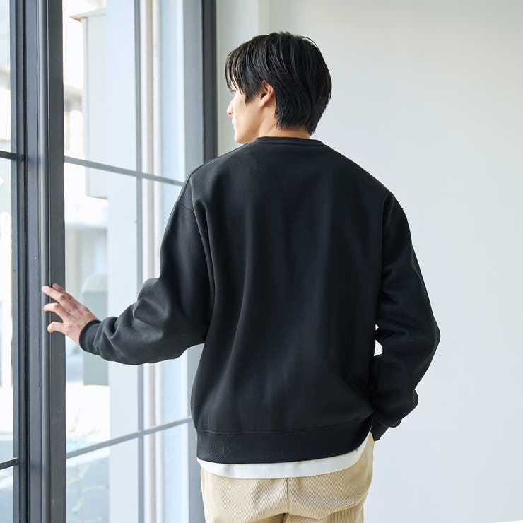 ドッグシシュウクルーネックスウェット【保温性】 | coen【men】 | 詳細画像5 