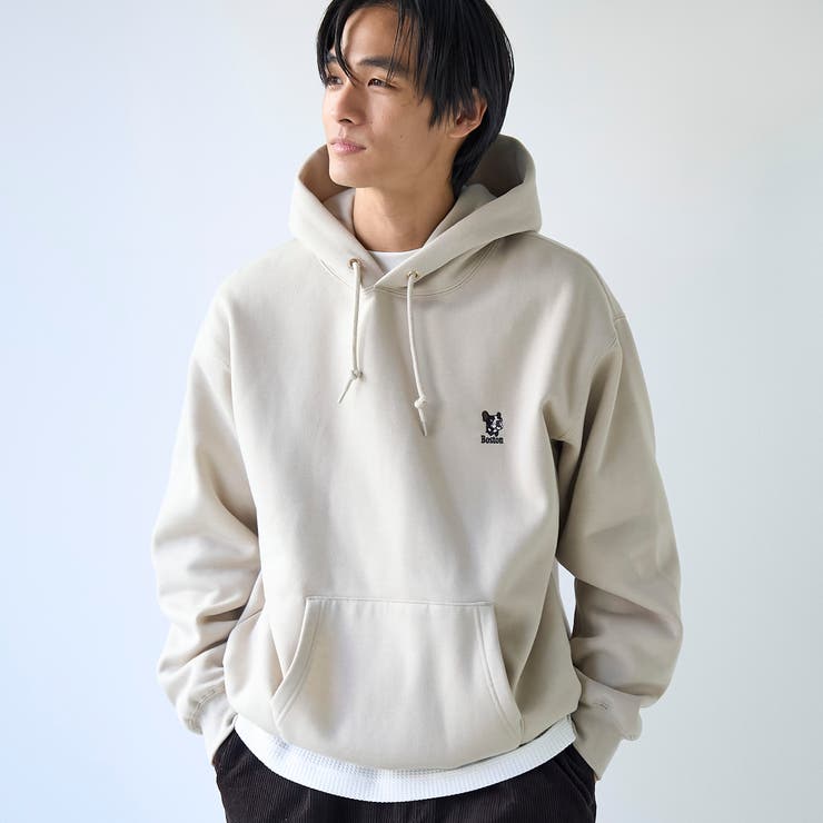 NATURAL | ドッグシシュウスウェットパーカー【保温性】 | coen【men】