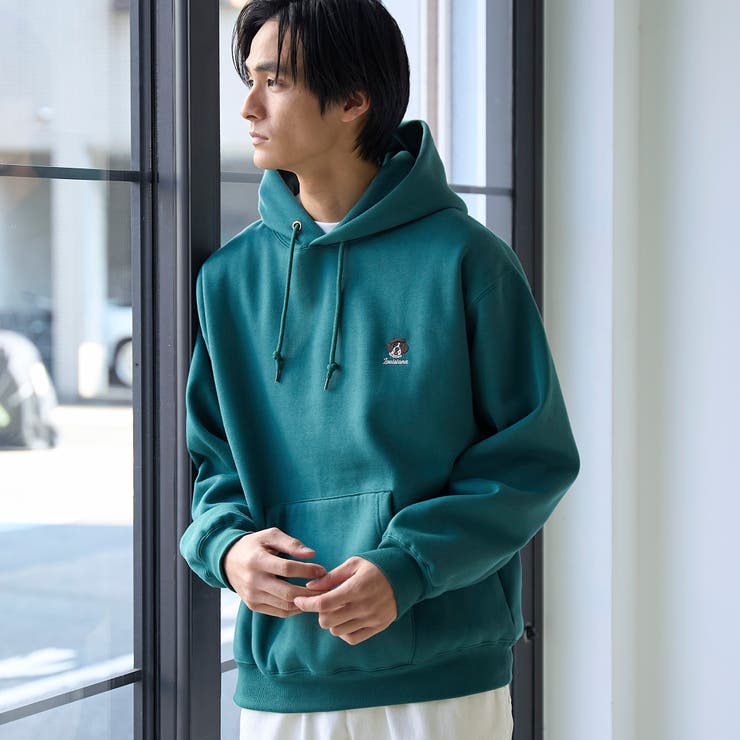 DK.GREEN | ドッグシシュウスウェットパーカー【保温性】 | coen【men】