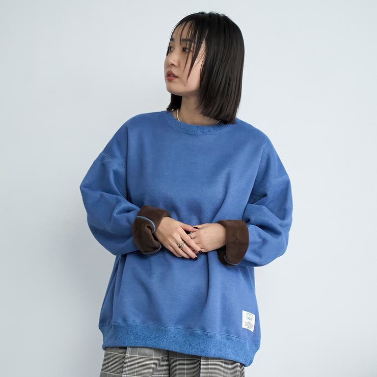 DISCUS （ディスカス）裏フリース 配色プルオーバー | coen【men】 | 詳細画像18 