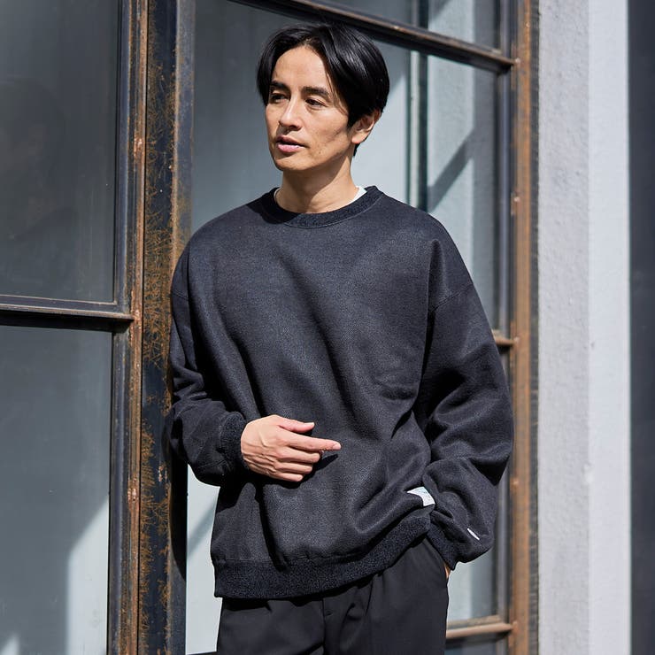 DISCUS （ディスカス）裏フリース 配色プルオーバー | coen【men】 | 詳細画像2 