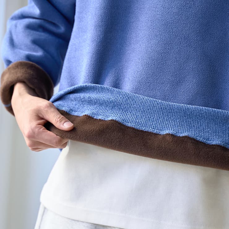 DISCUS （ディスカス）裏フリース 配色プルオーバー | coen【men】 | 詳細画像23 