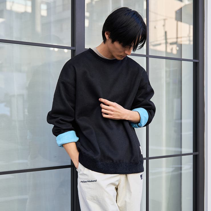 DISCUS （ディスカス）裏フリース 配色プルオーバー | coen【men】 | 詳細画像7 