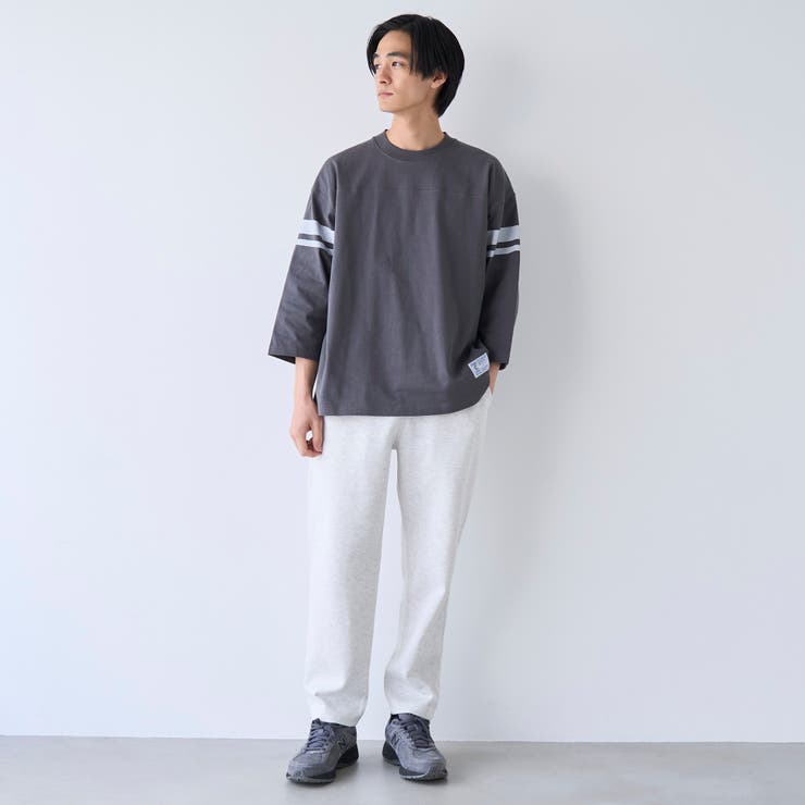 Repurヘビーコットン七分袖フットボールTシャツ【抗菌性、消臭性】 | coen【men】 | 詳細画像8 