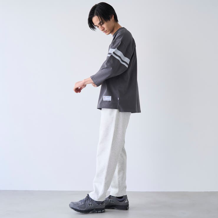 Repurヘビーコットン七分袖フットボールTシャツ【抗菌性、消臭性】 | coen【men】 | 詳細画像9 