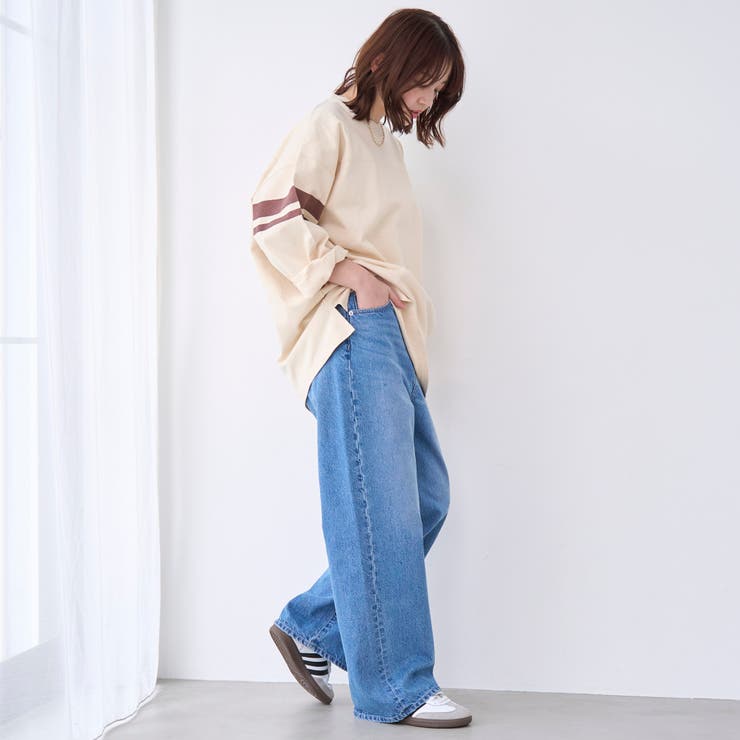 Repurヘビーコットン七分袖フットボールTシャツ【抗菌性、消臭性】 | coen【men】 | 詳細画像17 