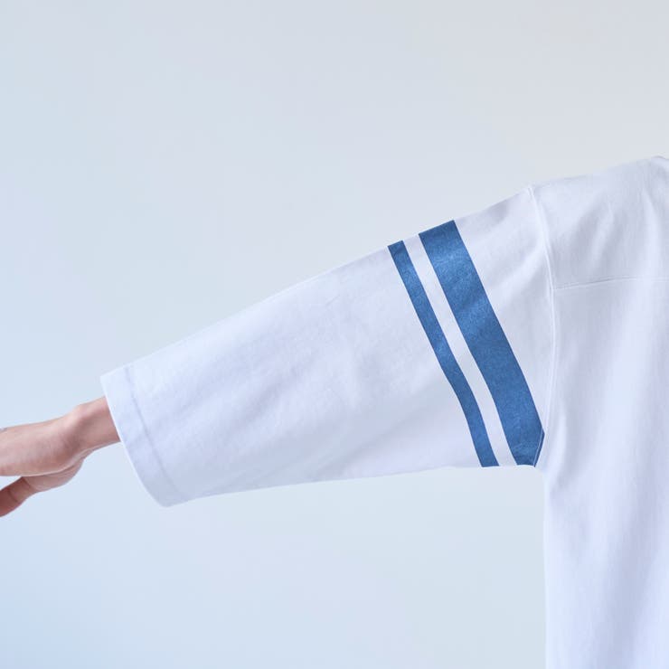 Repurヘビーコットン七分袖フットボールTシャツ【抗菌性、消臭性】 | coen【men】 | 詳細画像33 