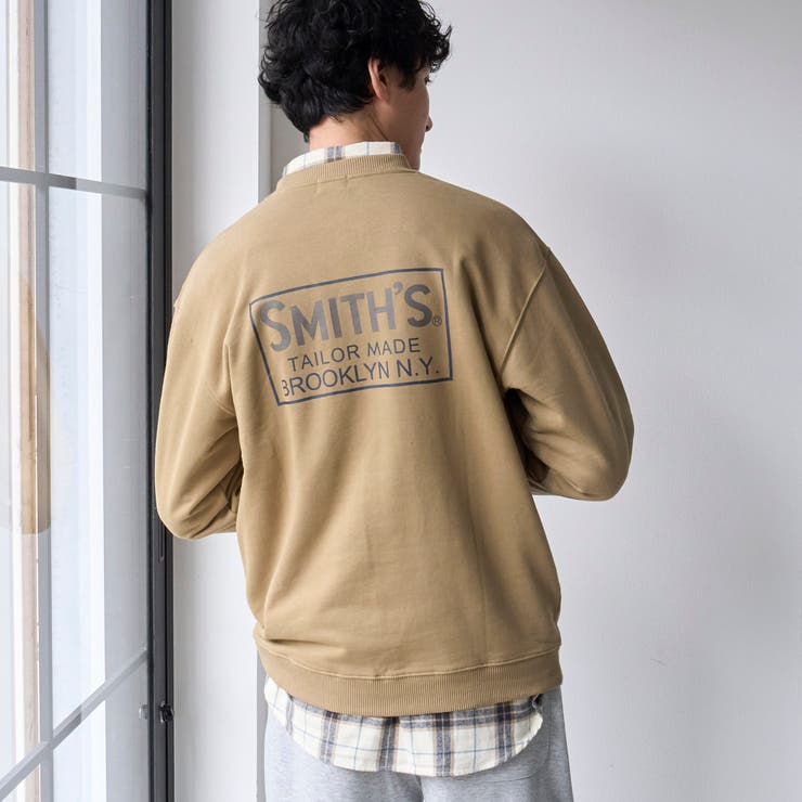 BEIGE | SMITH’S（スミス）別注クルーネックスウェット | coen【men】