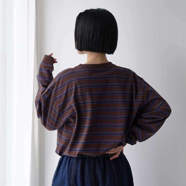 【Tough&Soft】天竺マルチボーダーロングスリーブTシャツ | coen【men】 | 詳細画像12 