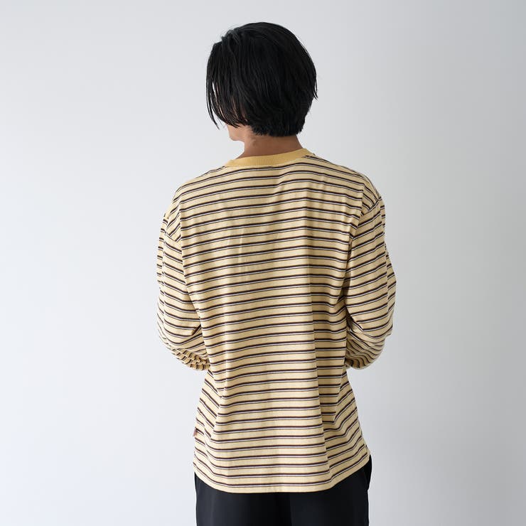 【Tough&Soft】天竺マルチボーダーロングスリーブTシャツ | coen【men】 | 詳細画像19 