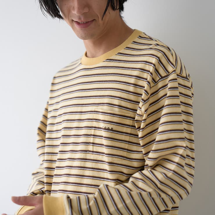【Tough&Soft】天竺マルチボーダーロングスリーブTシャツ | coen【men】 | 詳細画像20 