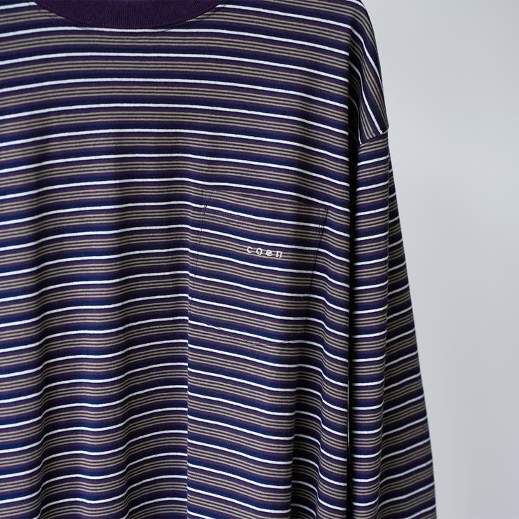 【Tough&Soft】天竺マルチボーダーロングスリーブTシャツ | coen【men】 | 詳細画像25 