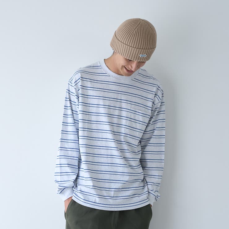 【Tough&Soft】天竺マルチボーダーロングスリーブTシャツ | coen【men】 | 詳細画像4 