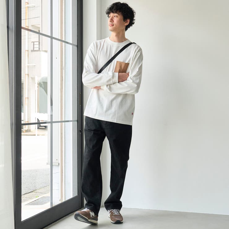 【Tough&Soft】布帛ポケット付き長袖Tシャツ | coen【men】 | 詳細画像2 