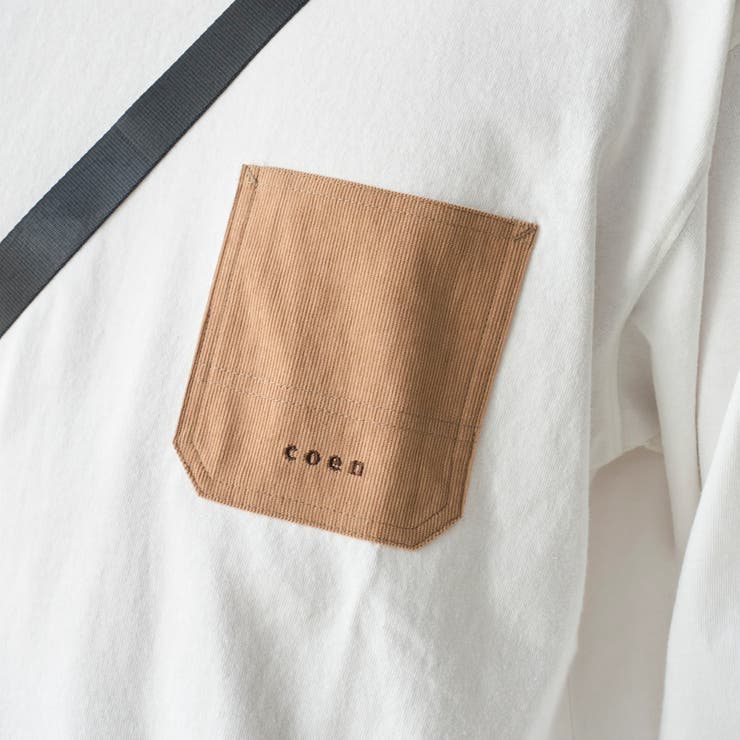 【Tough&Soft】布帛ポケット付き長袖Tシャツ | coen【men】 | 詳細画像8 
