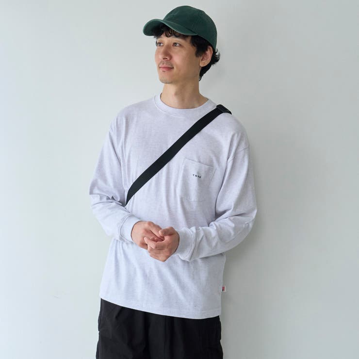 【Tough&Soft】天竺coenロゴ刺繍入り無地長袖Tシャツ | coen【men】 | 詳細画像10 
