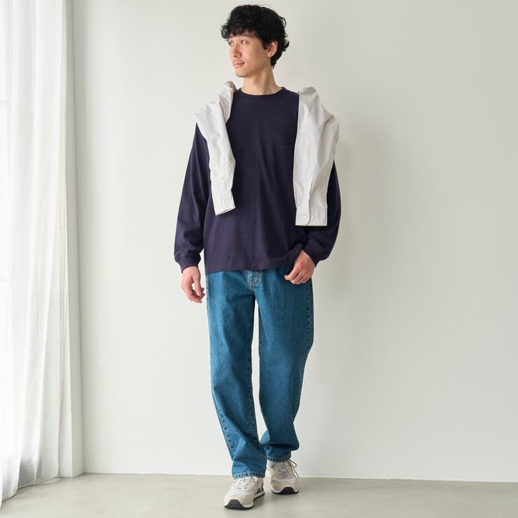 【Tough&Soft】天竺coenロゴ刺繍入り無地長袖Tシャツ | coen【men】 | 詳細画像14 