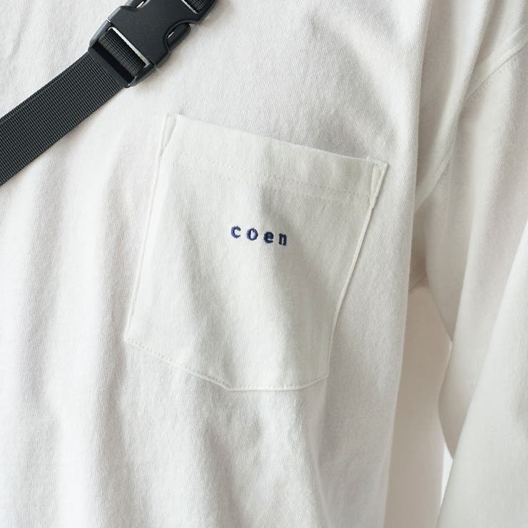 【Tough&Soft】天竺coenロゴ刺繍入り無地長袖Tシャツ | coen【men】 | 詳細画像7 