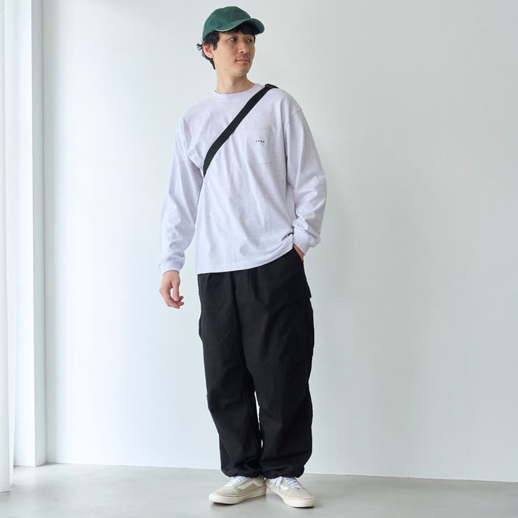 【Tough&Soft】天竺coenロゴ刺繍入り無地長袖Tシャツ | coen【men】 | 詳細画像8 