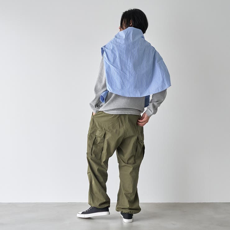 ワッフルヘンリーネック ロングスリーブ Tシャツ | coen【men】 | 詳細画像13 