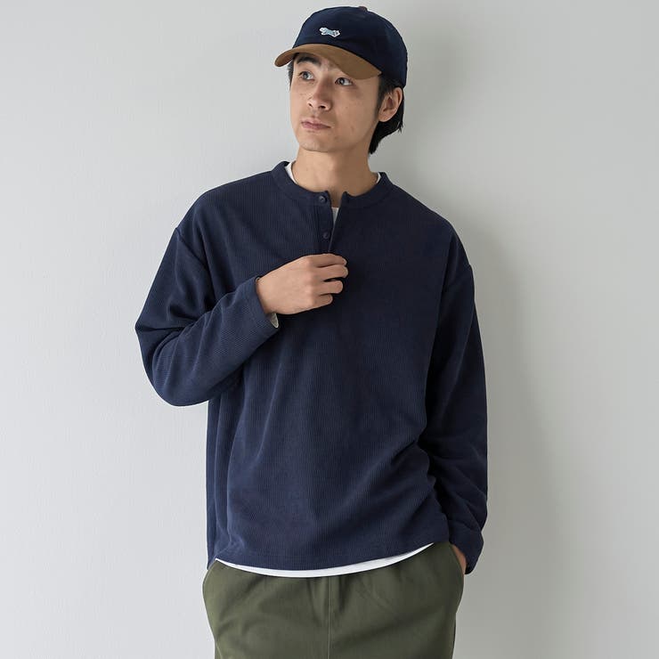 ダブルフェイスレイヤードロングスリーブTシャツ | coen【men】 | 詳細画像14 