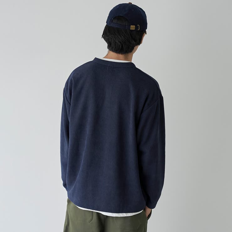 ダブルフェイスレイヤードロングスリーブTシャツ | coen【men】 | 詳細画像16 